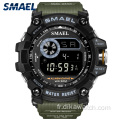 SMAEL Military Digital Watches Montre étanche pour hommes avec alarme